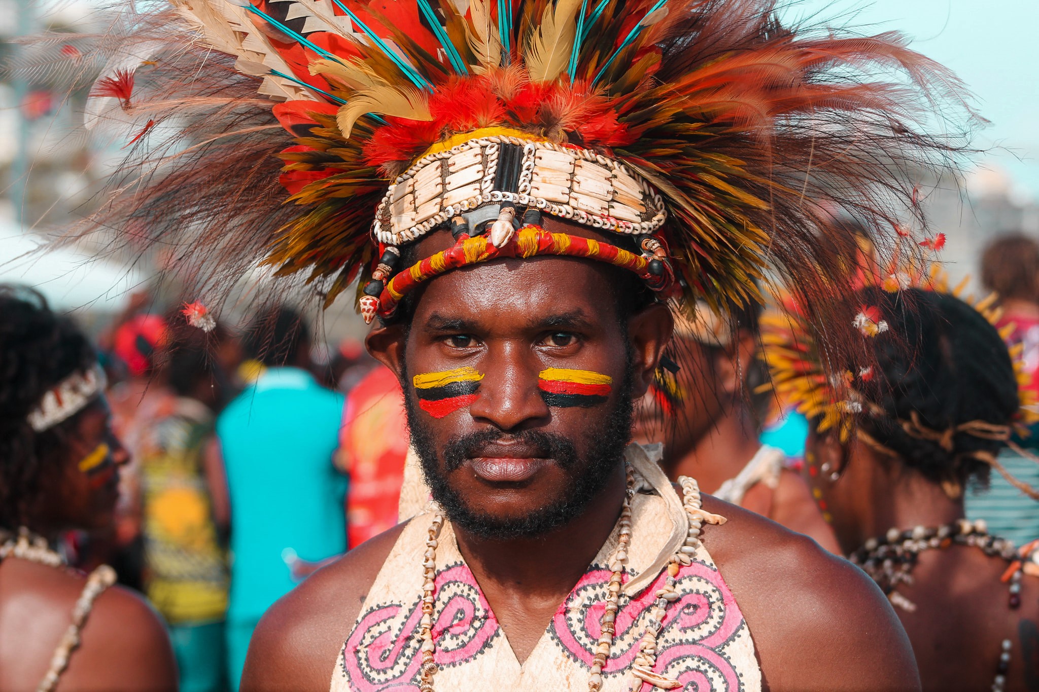Fot. 4. Man representing Oro Province, Papua New Guinea (fot. E. Ikilik)